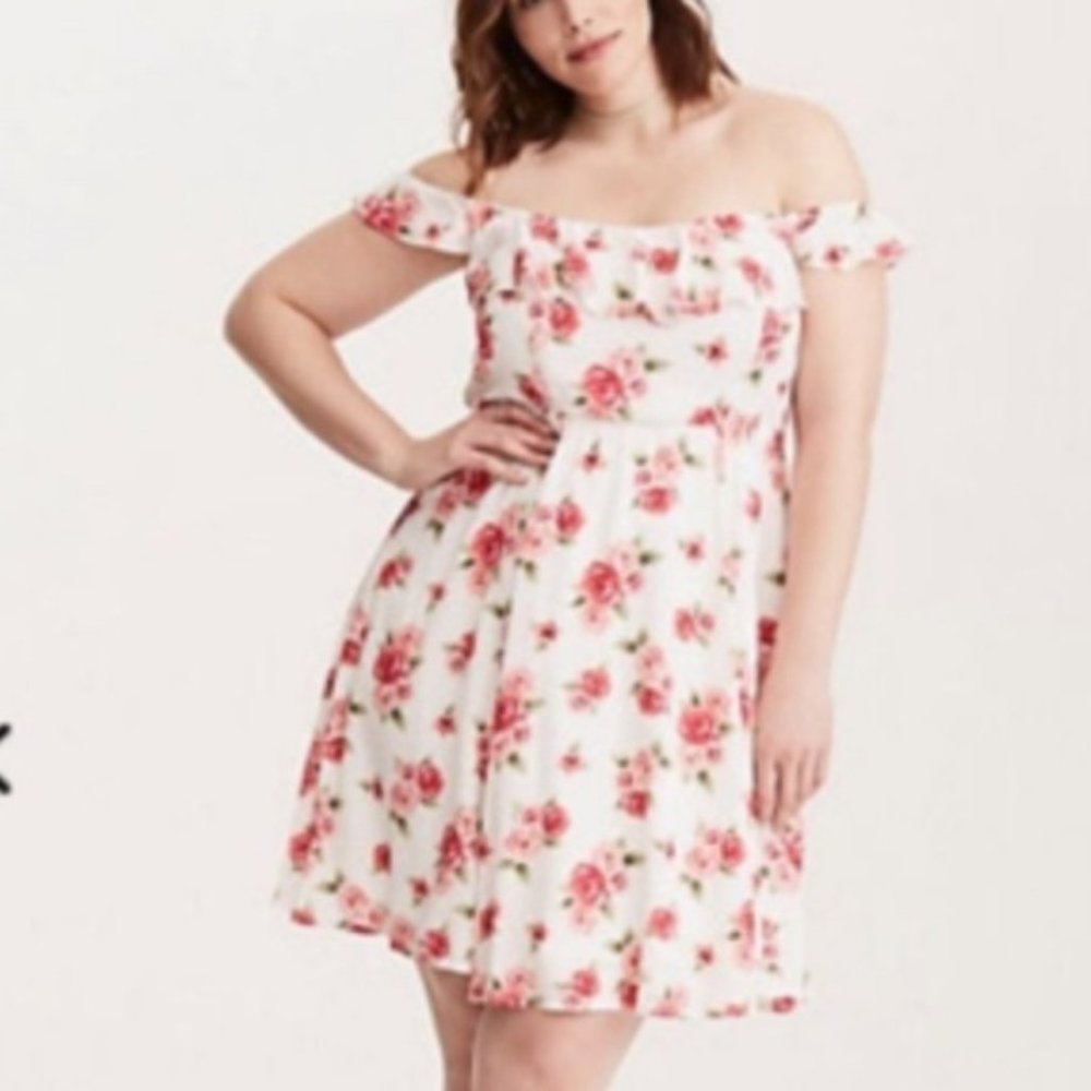Torrid floral dress
